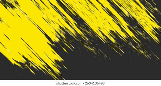 Minimal Abstract Yellow Grunge Scratch Background Template. vector ilustration