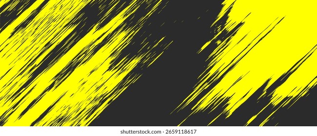 Minimale abstrakte gelbe Grunge Scratch-Hintergrundvorlage