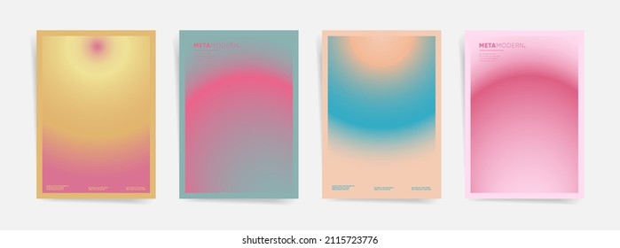 Minimal aesthetic art modern poster cover design  Brochure template layout and fancy abstract gradient  Vector pink faded abstract identity background 
