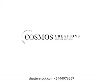 Plantilla mínima y estética del logotipo de la tipografía para la empresa y el negocio de la belleza