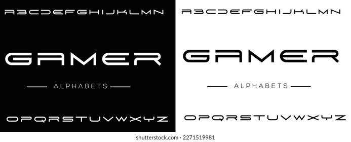 Minimal alphabet fonts and numbers. elegant fashion thin line font typography typeface. vector illustration