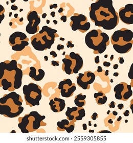 Minimal animal print cheeath leopard pattern