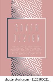 Minimal annual report design for your business. Text frame surface. Can be used for poster, brochure, magazine, card, book, flyer, banner, anniversary. Trendy corporate style.
