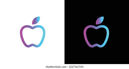 
Minimale Design-Vorlage für Apple-Logos