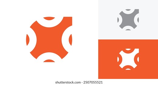 Minimal arrow logo vector icon design template.