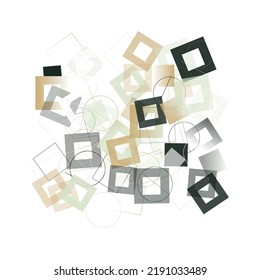 Minimal Art inspired vector pattern artwork made with abstract geometry shapes and elements. Geometric design graphics for poster, cover, art, presentation, prints, fabric, wallpaper and etc.