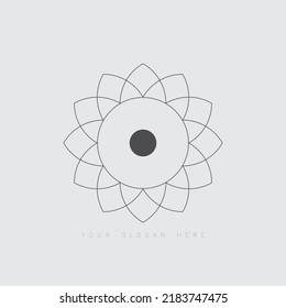 Minimal art vector, modern abstract design.