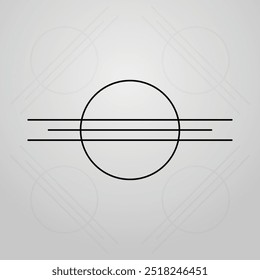 Minimal Artistic Geometric Style Icon Design