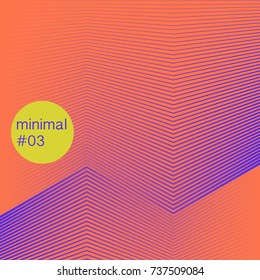 minimal artwork of colourful geometric stripes.