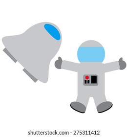 Minimal Astronaut and Spaceship