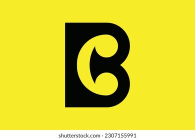 Plantilla Mínima De Diseño De Icono De Llamada B Impresionante En Fondo Amarillo