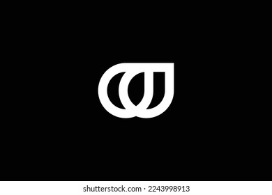Minimal Awesome Creative Trendy Professional Logo Design Template On Black Background