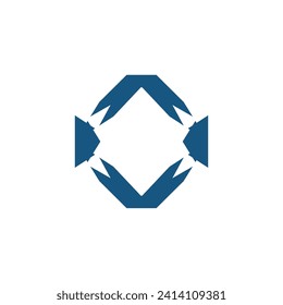 Minimal Awesome O Logo Design Template
