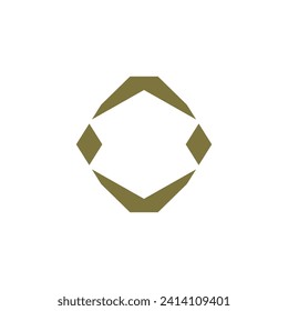 Plantilla mínima de diseño de logotipo O asombroso
