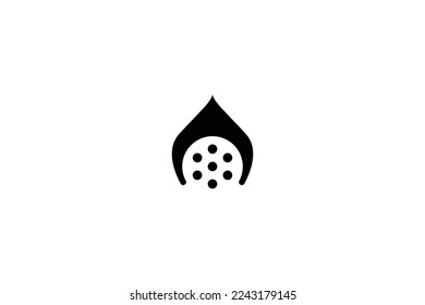 Minimal Awesome Trendy Plasma Torch Icon Design Template On White Background