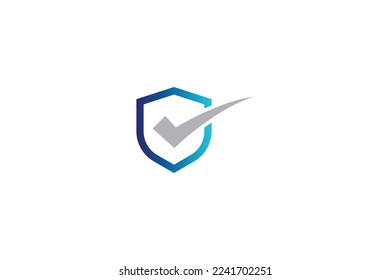Minimal Awesome Trendy Professional Creative Safety icon Logo Design Template On White Background