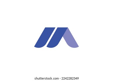 Minimal Awesome Trendy Professional Letter M Logo Design Template On White Background