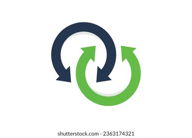 Minimal fantastisches Vektorpfeil Logo-Design