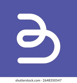 Design de logotipo de monograma de letra B ou B3 mínimo - Vetor moderno e criativo