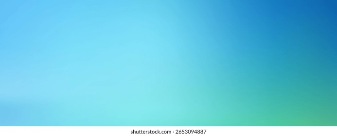 Minimal background with abstract blue mesh and gradient. Light blur effect in pastel tones. Fluid transition evokes sky and water. Vector illustration.