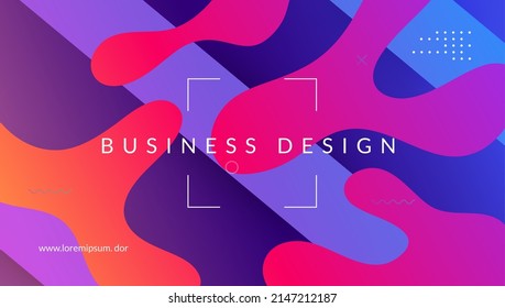 Fondo mínimo. Banner de líquido frío. Formas arcoiris. Volante De Plástico Rosa. Ilustración empresarial. Marco brillante. 3d Página De Aterrizaje. Diseño futurista. Fondo mínimo Lilac