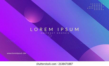 Fondo mínimo. Pancarta Líquida Genial. Invitación horizontal. Afiche abstracto. Página de aterrizaje ondulado. Página Memphis. Diseño Hipster Azul. Formas de degradado. Fondo mínimo magenta