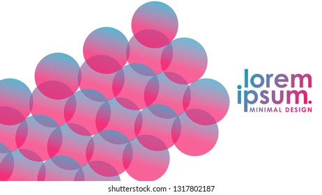 Minimal background design. Colorful halftone gradients. Future geometric patterns. very suitable for your work project and for business brochure cover design. Vector Eps10.