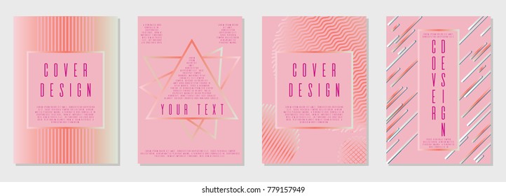 Minimal background design for your business. A4 brochure title sheet. Can be used for poster, brochure, magazine, card, book, flyer, banner, anniversary. Trendy corporate style.