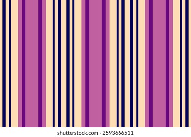 Minimal background fabric lines, suit vertical seamless texture. Periodic textile stripe vector pattern in peach puff and blue colors palette.