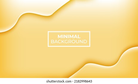 Minimal background light orange and has two line edges, easy to edit
