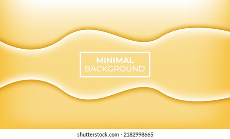 Minimal background light orange and has two curved lines in the middle , easy to edit
