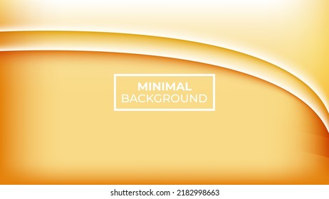 Minimal background light orange and there are two lines above and slightly curved , easy to edit
