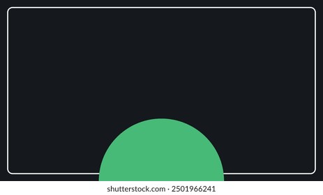 Minimaler Hintergrund mit Linien und einem Kreis