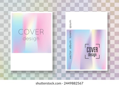 Minimal Background. Modern Effect. Isolated White Template. Crystal Banner. Minimalist Poster. Purple Geometric Flyer. Color Pattern. Violet Minimal Background