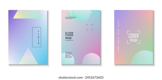 Minimaler Hintergrund. Rosa 3D-Set. In: Astronaut Bright Illustration. In: Fluorescent Hipster Elemente. Abstrakte Form. Holografisches Poster. Lebhafter Banner. Lila Minimaler Hintergrund