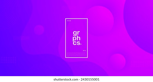 Minimal background purple abstract  wave design vector for banner cover book flyer and other element graphic design. Eps10 vector