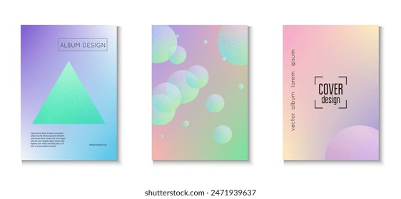 Minimaler Hintergrund. Purple Grainy 3D Set. Textur Abstraktes Poster. Digitales Poster. Lebendige Elemente. In: Astronaut Sphere Kollektion. Holografische Form. Rosa Minimalhintergrund