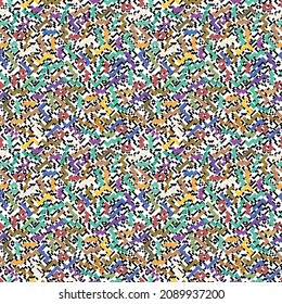 minimal background. Seamless pattern 80's - 90's years memphis design . Endless texture.  vector illustration 