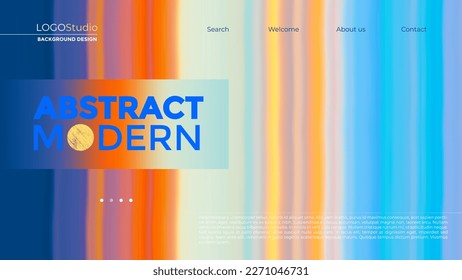 Minimal background with soft color gradient. Vector mesh illustration. Website template. Homepage design. Abstract colorful stripes background wallpaper landing page.