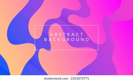 Minimal Background. Tech Neon Cover. Rainbow Texture. Violet Trendy Design. Geometric Poster. Memphis Frame. Flow Landing Page. Colorful Presentation. Violet Minimal Background