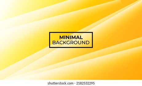Minimal background with yellow gradient and white light , easy to edit