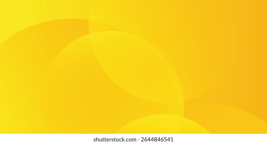 minimal banner background yellow orange. Circle Full colors 