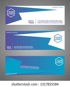 Minimal banner design. Colorful halftone gradient. Future geometric patterns. very suitable for your work project. Vector Eps10.