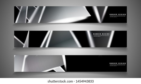 Minimal banner design. Triangular shape vector design background. print templates for ad background