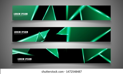 Minimal banner design. Triangular shape vector design background. print templates for ad background
