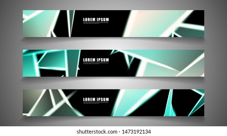 Minimal banner design. Triangular shape vector design background. print templates for ad background