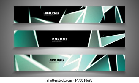 Minimal banner design. Triangular shape vector design background. print templates for ad background