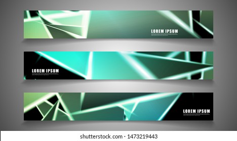 Minimal banner design. Triangular shape vector design background. print templates for ad background