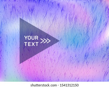 Minimal banner fluid holographic gradient vector design. Abstract graphic design elements. Beautiful fluid neon holographic background for banner.