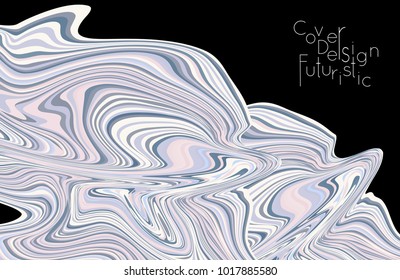Minimal banner templates with marble striped texture. Abstract bright color splash background. Social media web banner. Future geometric design with marbling pattern.
